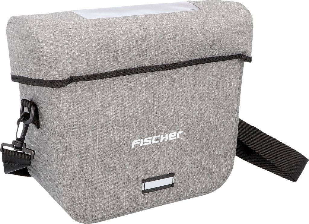 FISCHER Borsa da manubrio per bicicletta City grigio Immagine del prodotto 