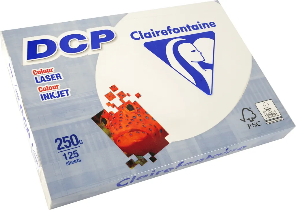 Papier ivoire A4 250g sans bourrage Clairefontaine DCP 625 feuilles 6832