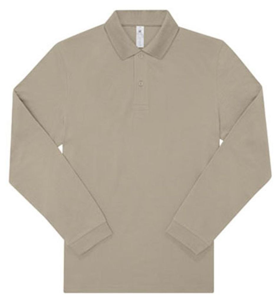 B&C - "My Polo 180" Poloshirt für Herren/Damen Unisex Langärmlig LT2761 (XL) (Mastix)