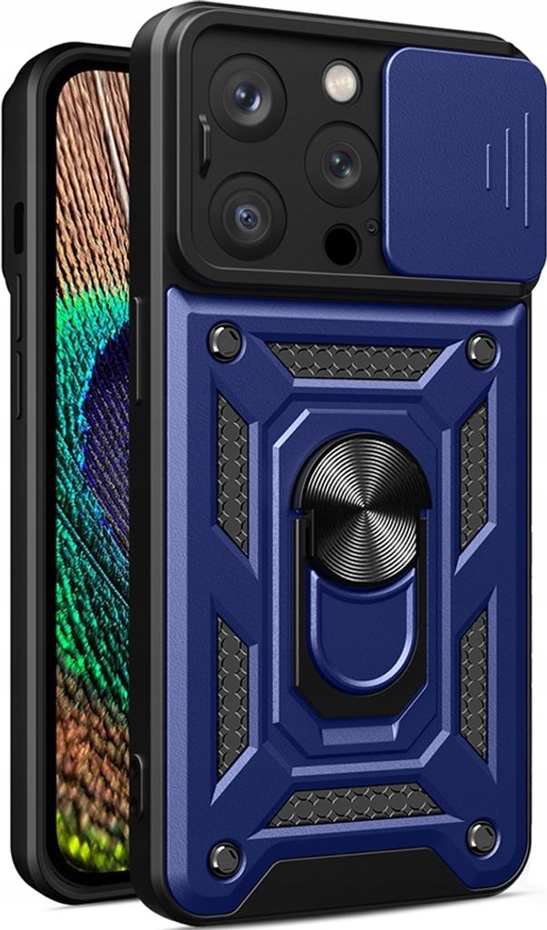 Hybrid Armor Fall Fall für Iphone 14 Pro Max Blau Produktbild 
