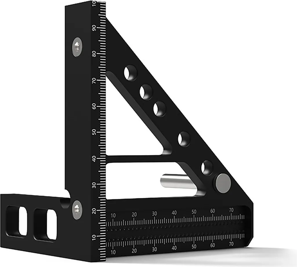 Righello 45° CrossLine Alluminio - Risolvi Errori di Taglio Falegname - 5