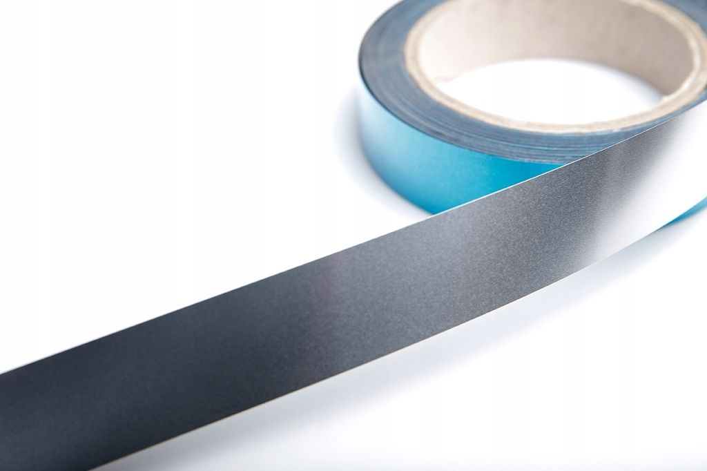 Stahlband 40x0,15 mit 3M Markenkleber 300LSE-1m, Extrem stark, Magnettafeln, Kühlschränke, Whiteboards, DIY