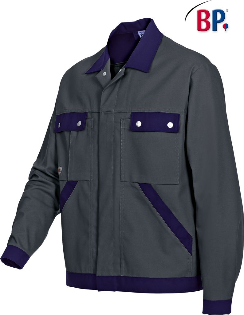 BP® Arbeitsjacke - dunkelgrau/dunkelblau - 60/62 Produktbild 