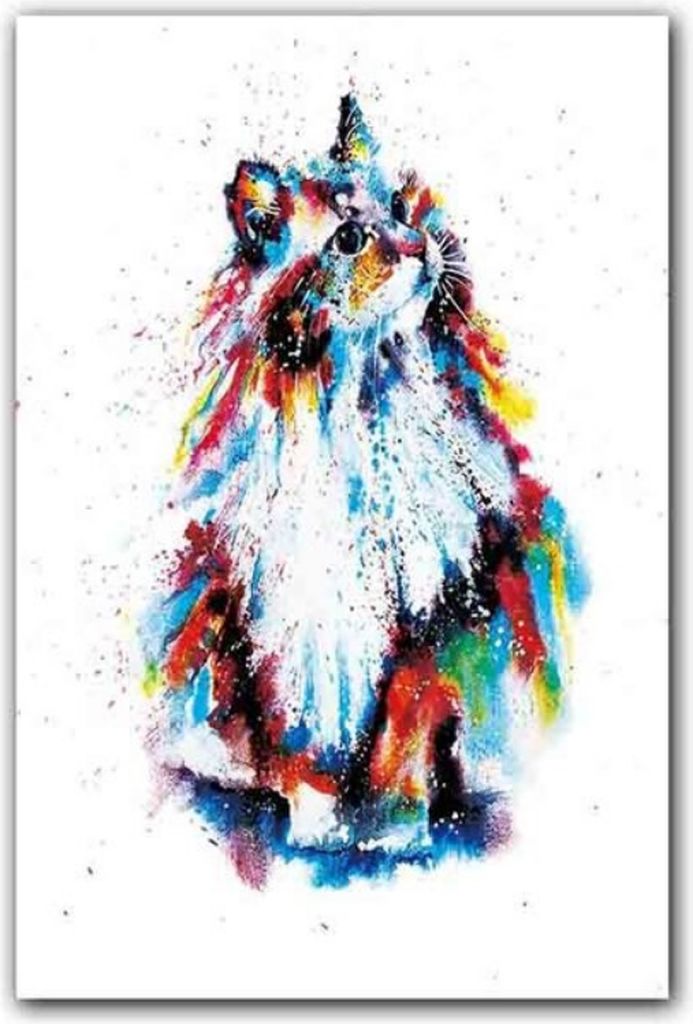TPFLiving Kunstdruck LW-802 (OHNE RAHMEN) Poster - Leinwand - Wandbild - Hochauflösender Giclée-Druck, langlebig und hochwertig - Grafitti Art - ...