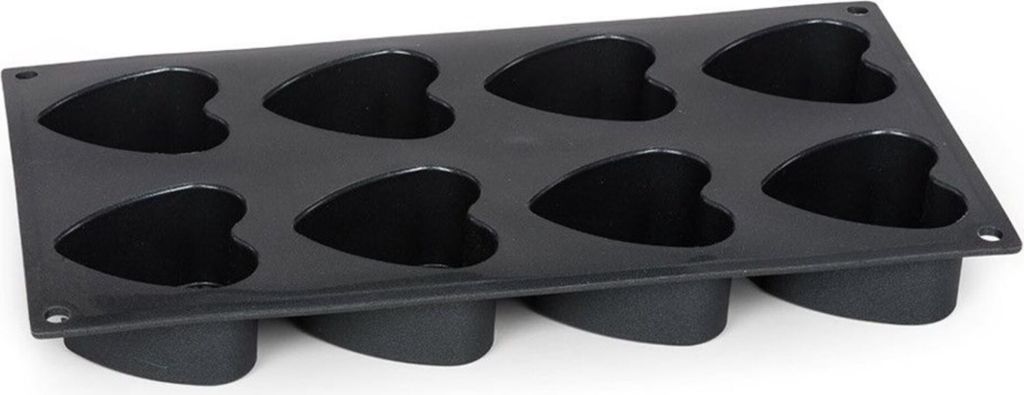 Patisse Starflex Mini Herzform 8 Fächer 29 x 17 cm | 2 Stk