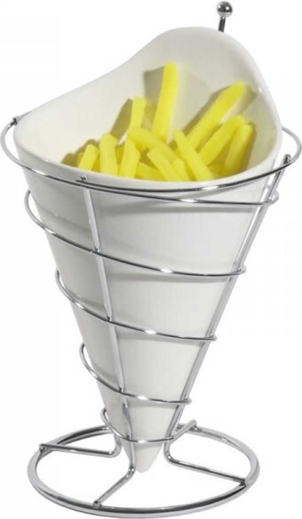 CONTACTO Pommes frites-Tütenhalter, Höhe: 220 mm, ø: 125 mm
