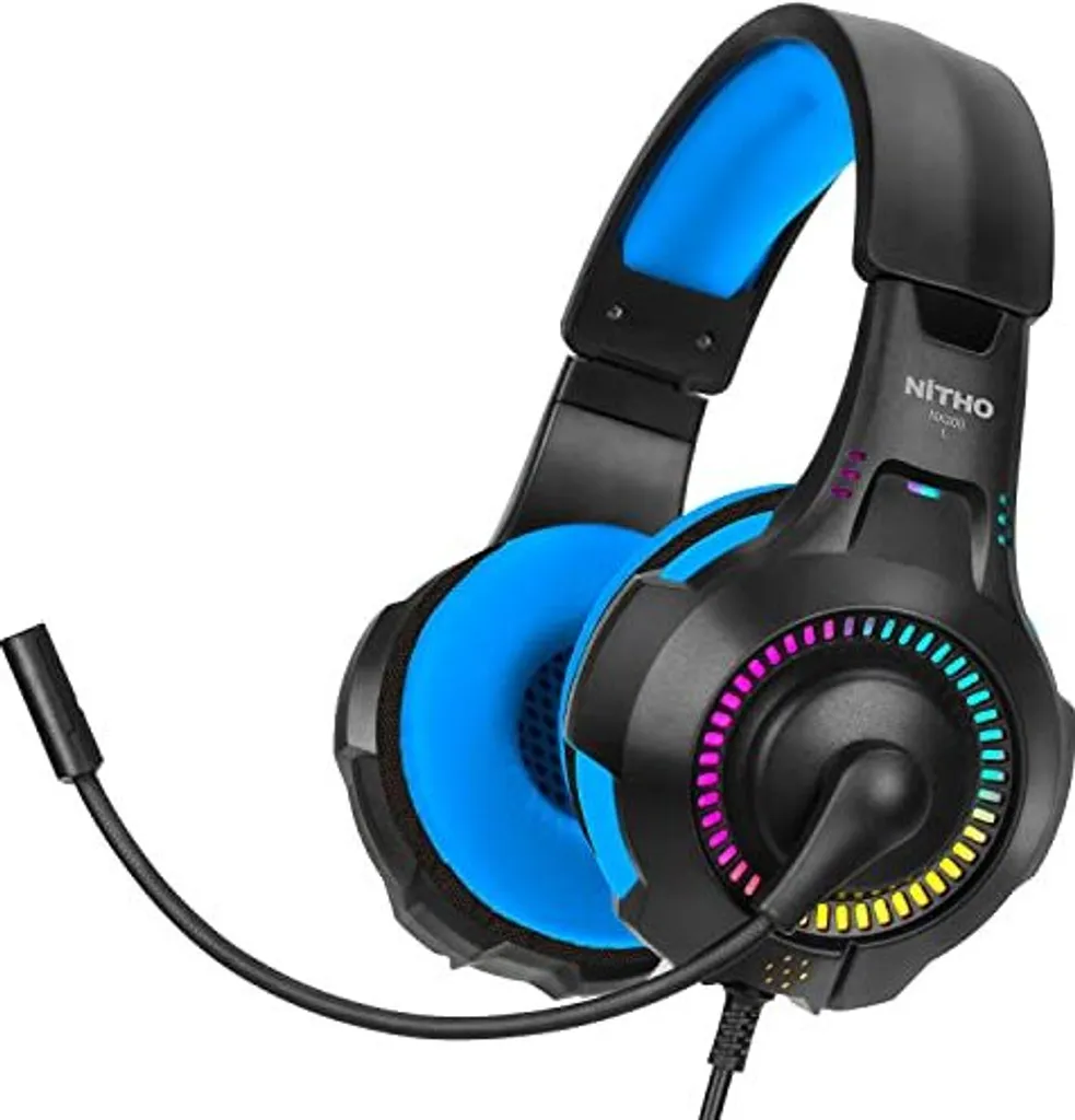 Migliori Cuffie Gaming Economiche: Nitho NX200 RGB Blue per Console