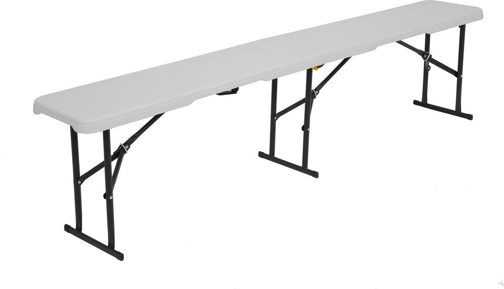 Nc3404 Klappbare Gartenbank 183 Cm Weiss Nils Camp