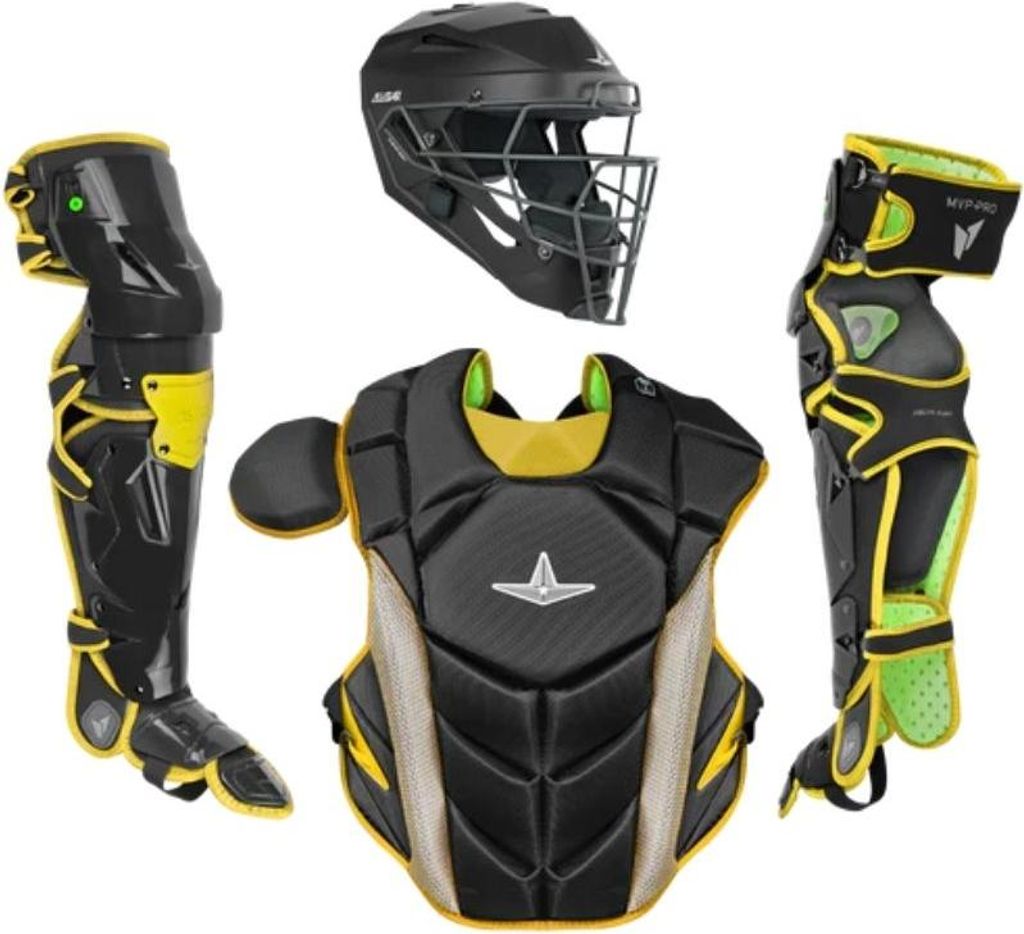 All Star CKCC-5-LGE MVP Pro Catchers Kit Adult Black/Gold Produktbild 