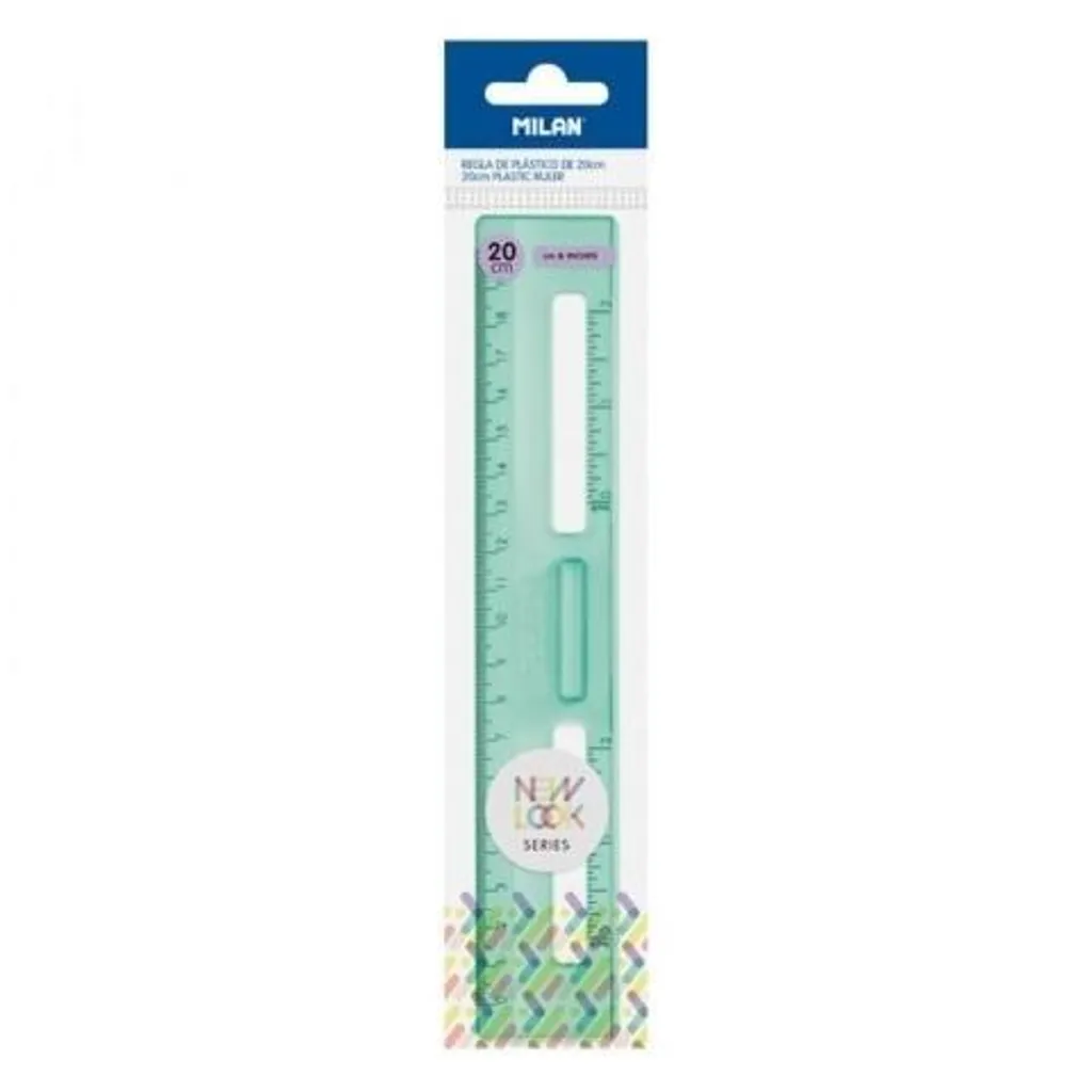 Nuovo righello Milano da 20 cm in verde succoso - La scelta perfetta per studenti e artisti! Misure precise con uno stile classico, creato per la vostra creatività!