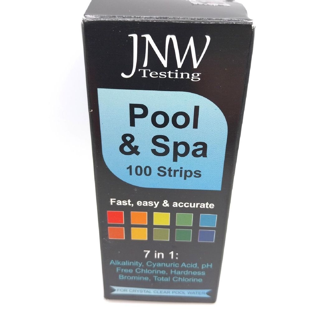 JNW Direct Teststreifen Schwimmbad Spa 100er Packung Pool Spa Wasser Test Kit