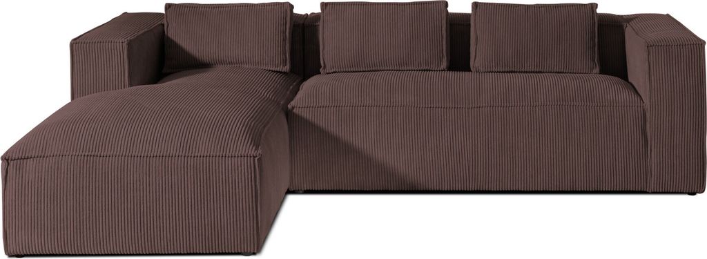 Lisa Design Stella - canapé d'angle - en velours côtelé - 4 Image du produit 