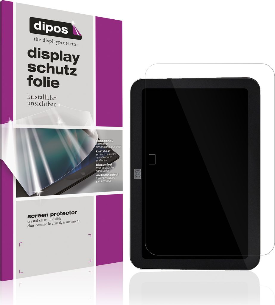 2x Schutzfolie für Amazon Echo Show 8 (2023) klar Displayschutzfolie Folie Display Schutz dipos