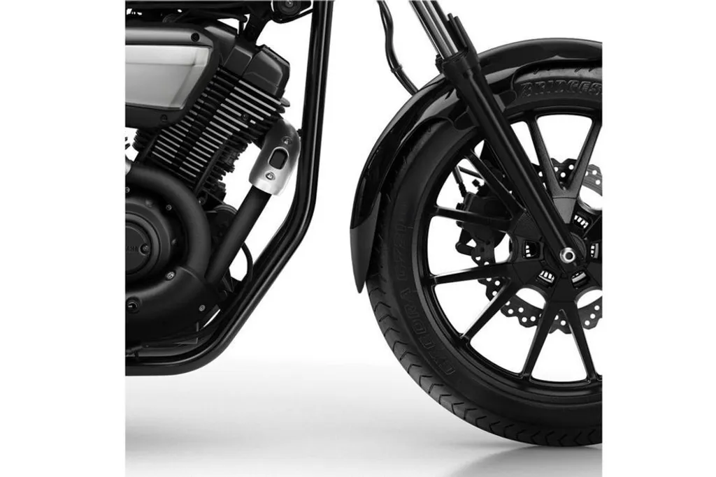 Extension de garde-boue avant PUIG 9289N pour YAMAHA XV950 Noir ABS