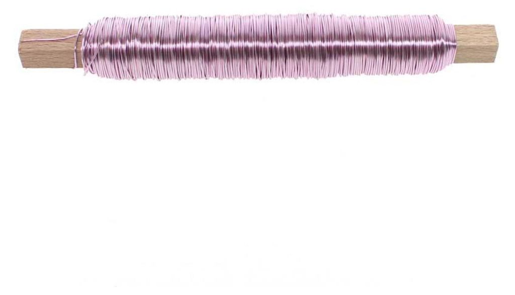 Deko Lackdraht 0,5 mm 100 g Bindedraht Basteldraht Wickeldraht Dekodraht lavendel
