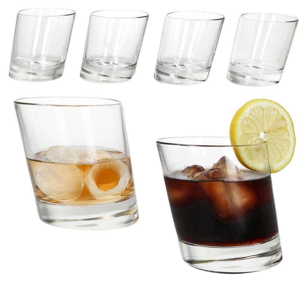 6x sklenice na whisky Pisa 250ml tumbler D.O.F. sklo Scotch Obrázek produktu 