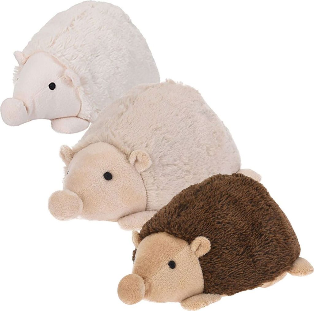 Türstopper Igel Türfeststeller 28cm beige, weiß o. braun Türhalter Stofftier, Farbe:weiß