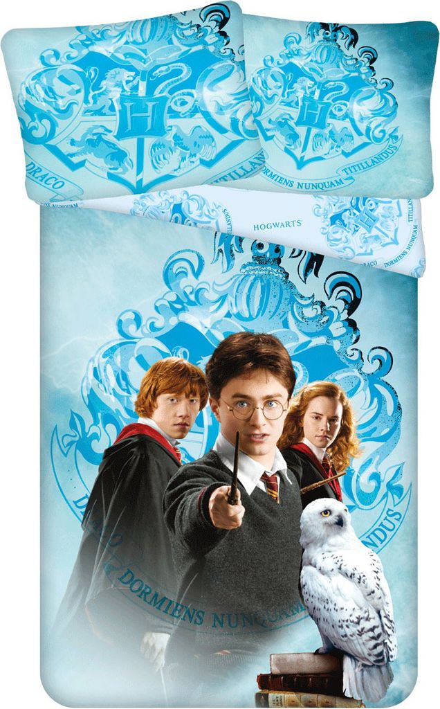 Dětské povlečení z mikrovlákna HARRY POTTER HP217 modré Obrázek produktu 