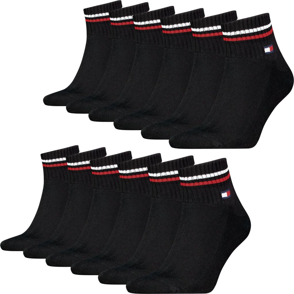 6 Paar Tommy Jeans Herren Quarter Iconic Socken Produktbild 