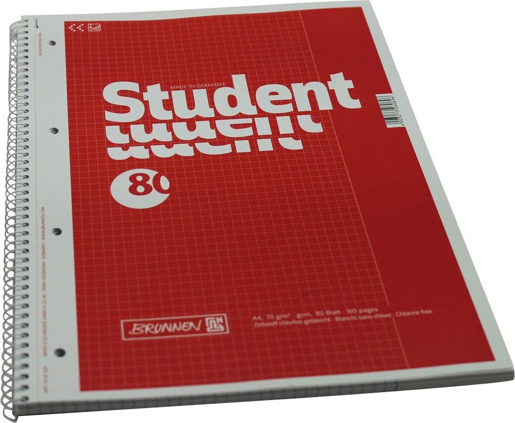 Collegeblock kariert 26 A4 ECF