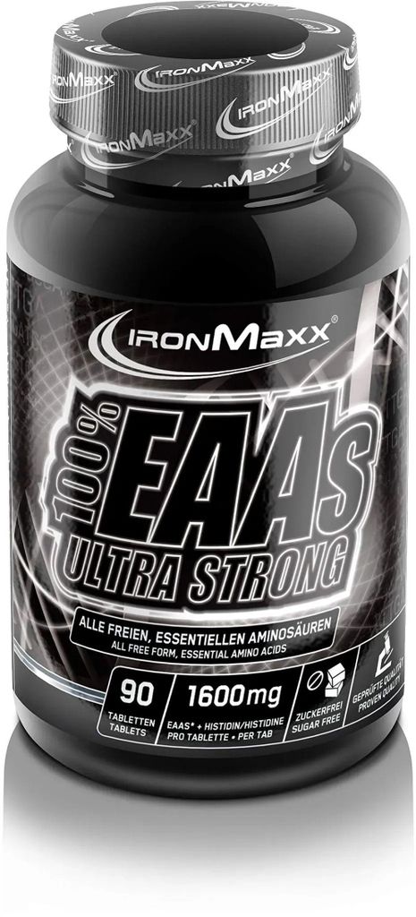 IronMaxx 100% EAAs Ultra Strong 90 Tabletten Produktbild 