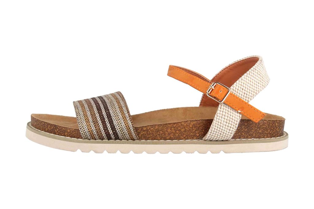Fitters Footwear Sandalen in Übergrößen Orange 2TM12003 Anouk Orange große Damenschuhe