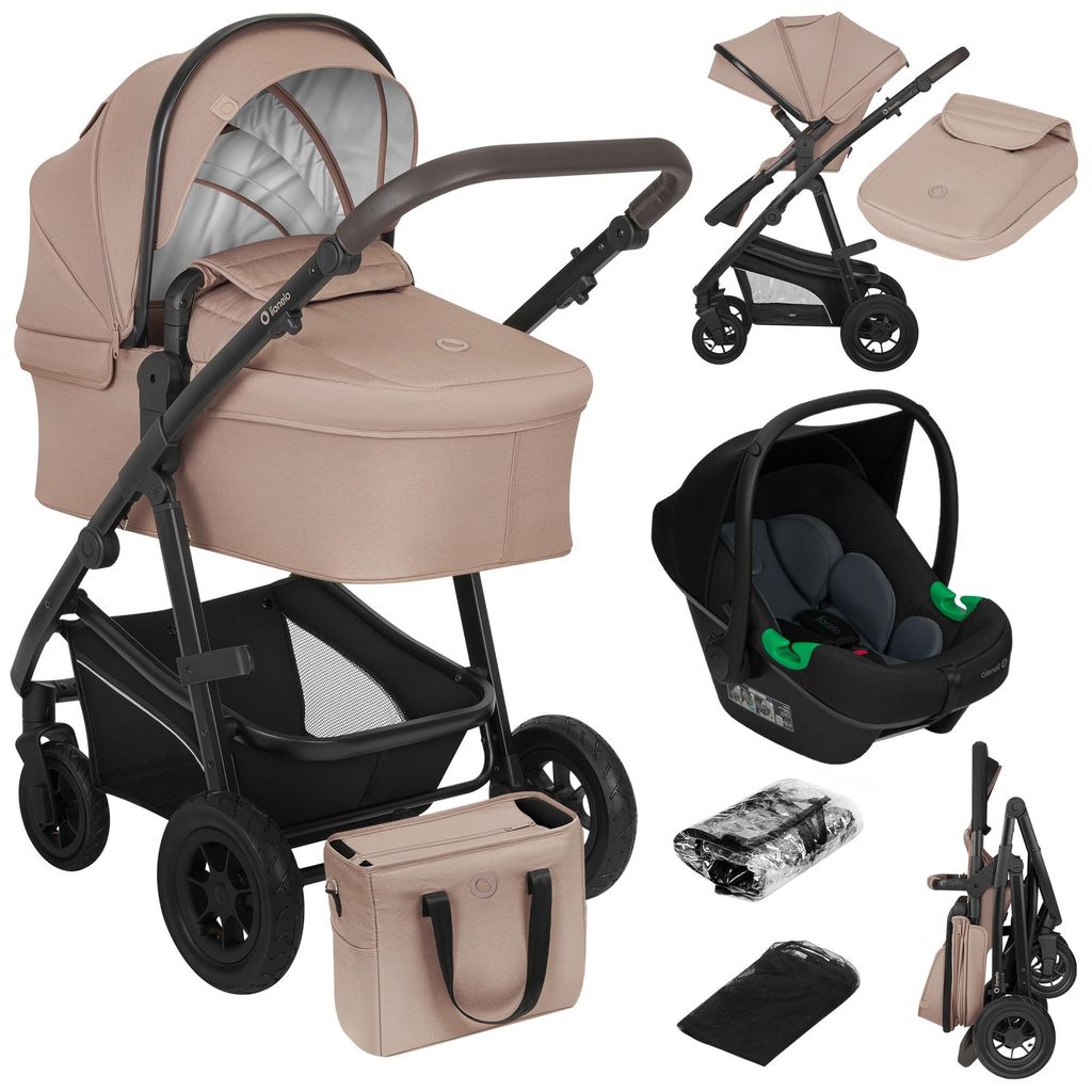 Lionelo Bianka 3in1 Kinderwagen, Autotransporter, Autositz, Produktbild 