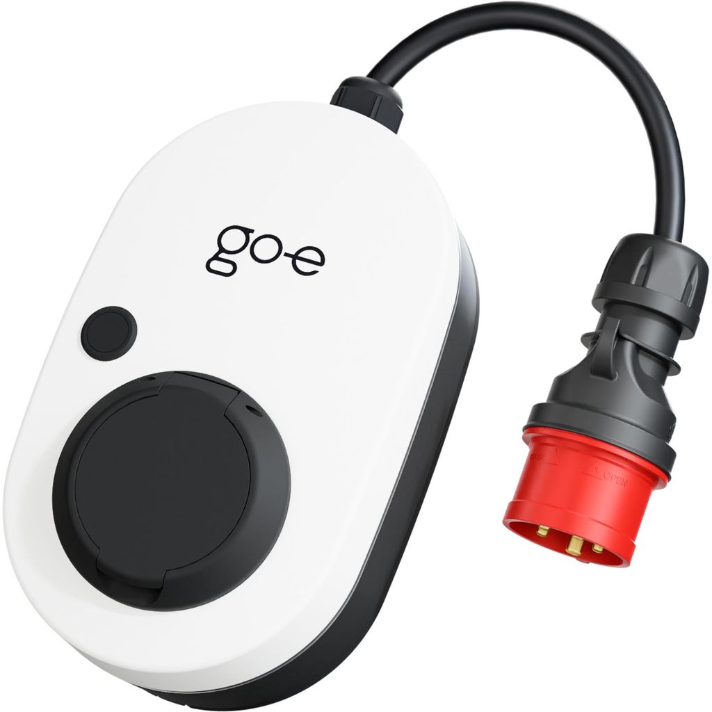 go-e Gemini flex, Biały, Ściana, Czarny, Typ 2, IT, TN, TT, Zdjęcie produktu 