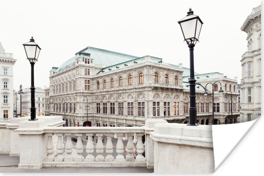 MuchoWow Poster Wien - Oper - Österreich 30x20 cm - Plakate - Print