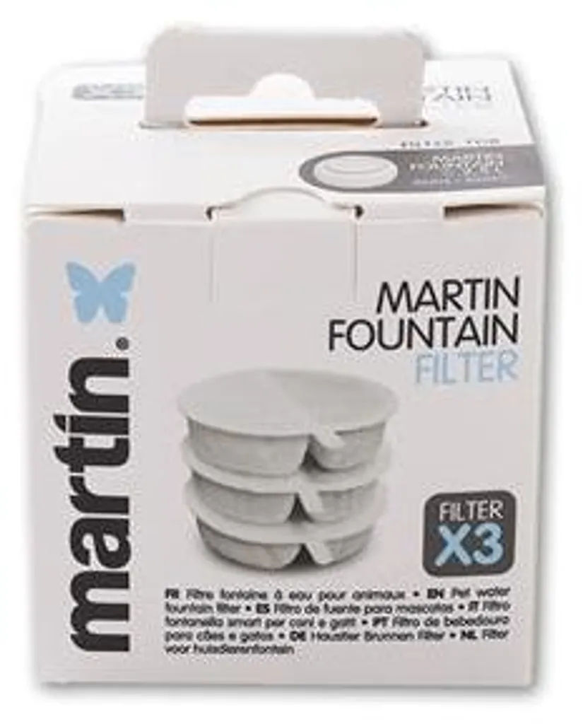 Filtre Martin haute performance à charbon actif pour fontaine chat