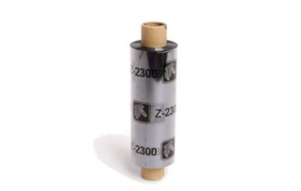 Zebra 2300 Wax - Schwarz - 110 mm x 300 m - Farbband - für Zebra Z4Mplus, Z6MPlus, ZM400, ZM600, Xi Series 110, 140, 17