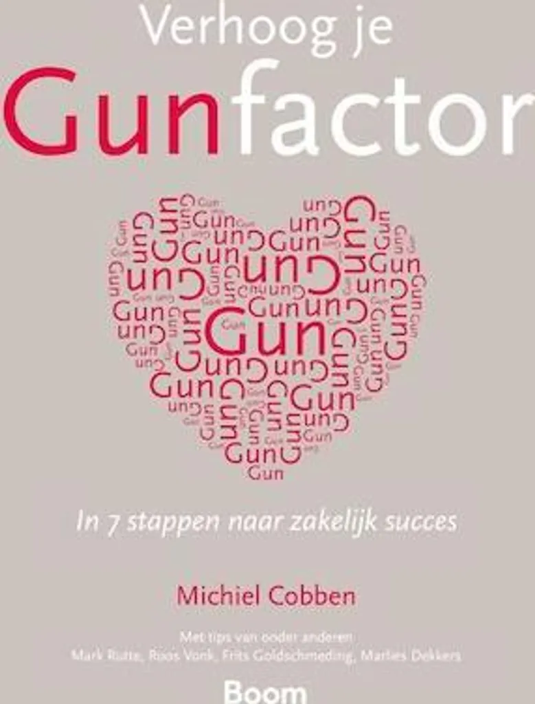 Livre de psychologie Verhoog je gunfactor pour réussir son networking