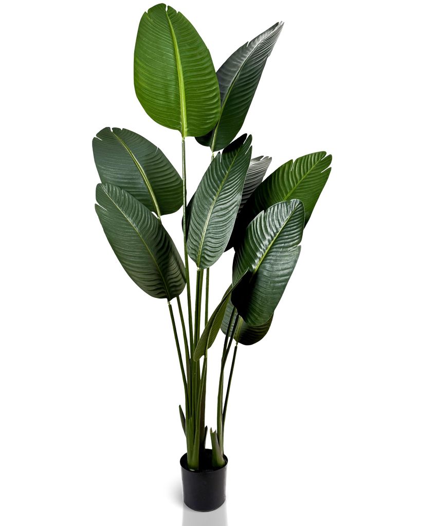 IvoQ Strelitzia Plante Artificielle 160 cm - Grande Fleur Image du produit 