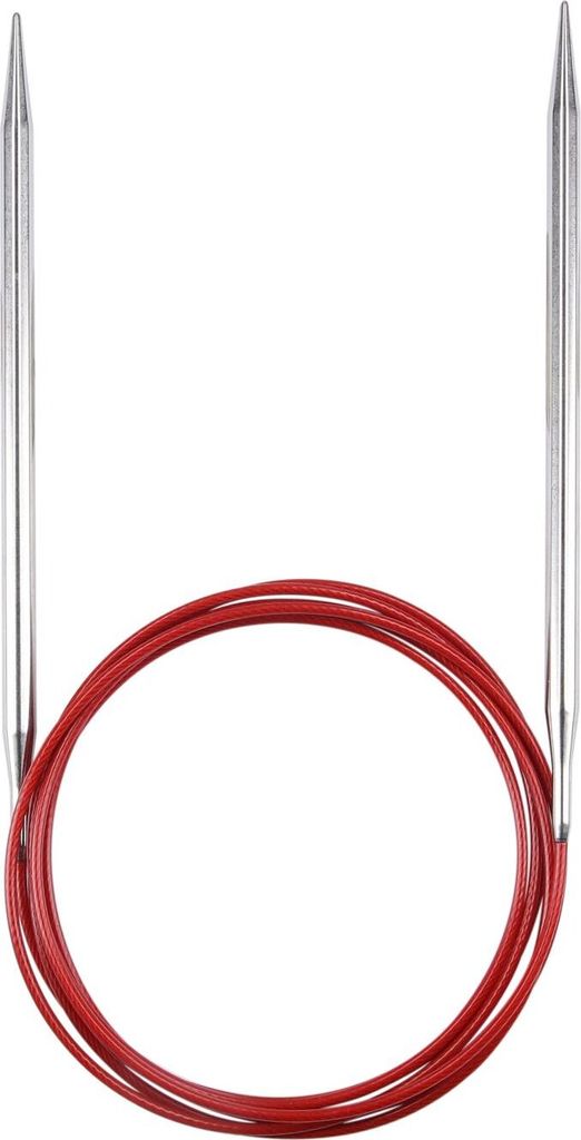 Rundstricknadel RED LACE Edelstahl 5,00 mm 150 cm