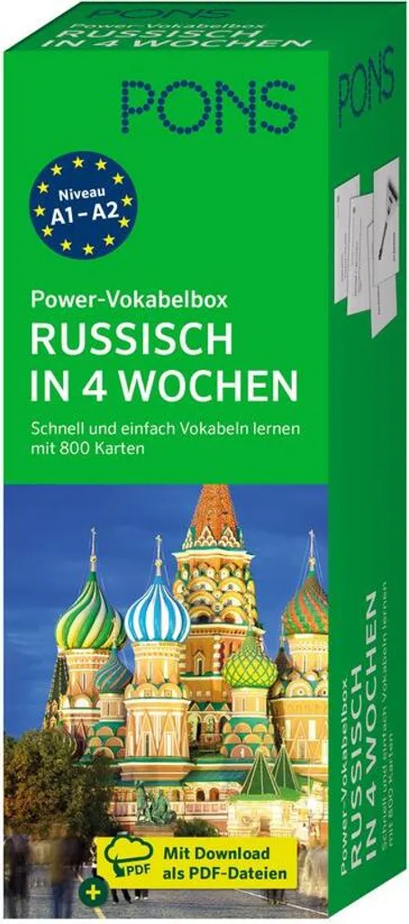 Mémorisez le Vocabulaire Russe Facilement : PONS Power-Vokabelbox
