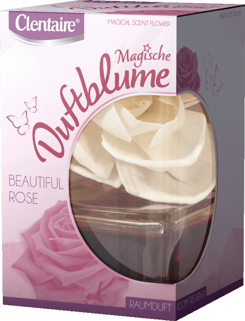 CLENTAIRE Raumduft Blume Beautiful Rose 75ml GL  | Stk Produktbild 