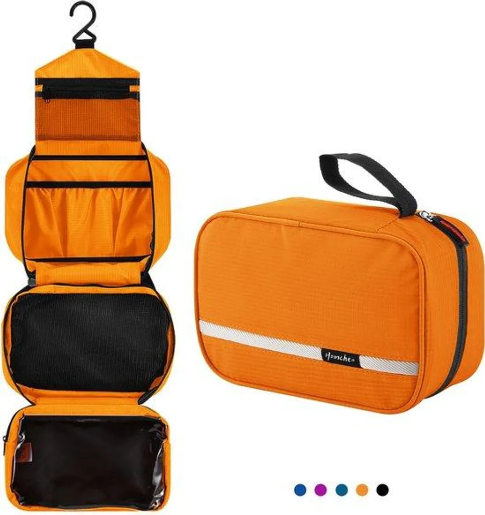 Trousse de toilette voyage pliable idéale pour camping, hôtel et sport