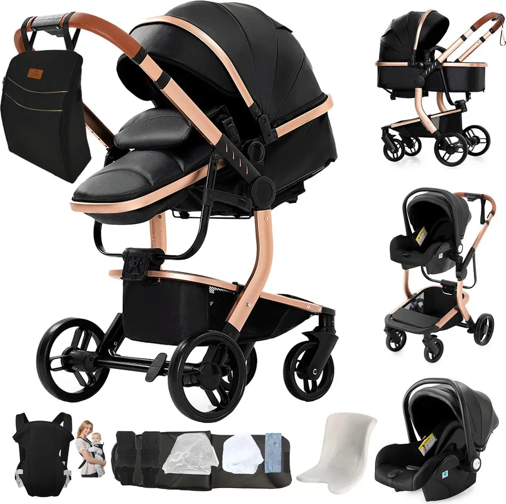 Poussette canne tout terrain X518-NOIR légère pour toutes les surfaces
