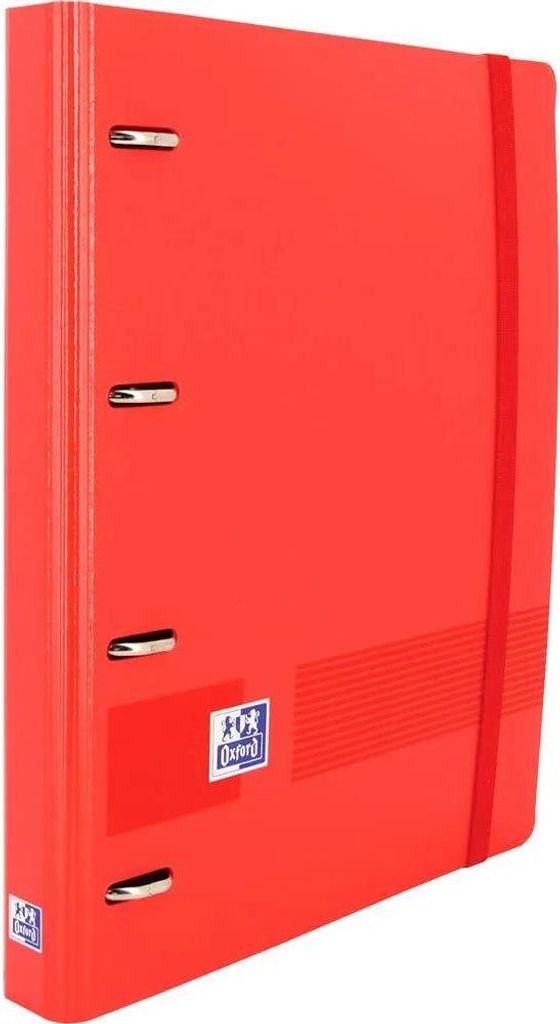 Oxford Hamelin Binder 4 A4+ Polyfoam Kunststoff Mit Gummi Enthält Ersatzgitter 5x5 Mit 5 Oxford Live & Go Band Orange Orange One Size