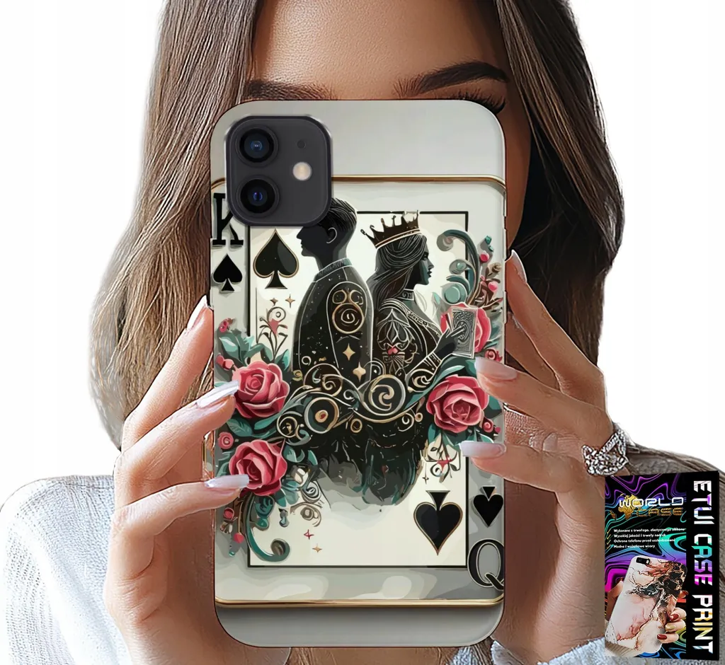 Custodia iPhone 11 Poker King Re di Cuori + Vetro Temperato Omaggio