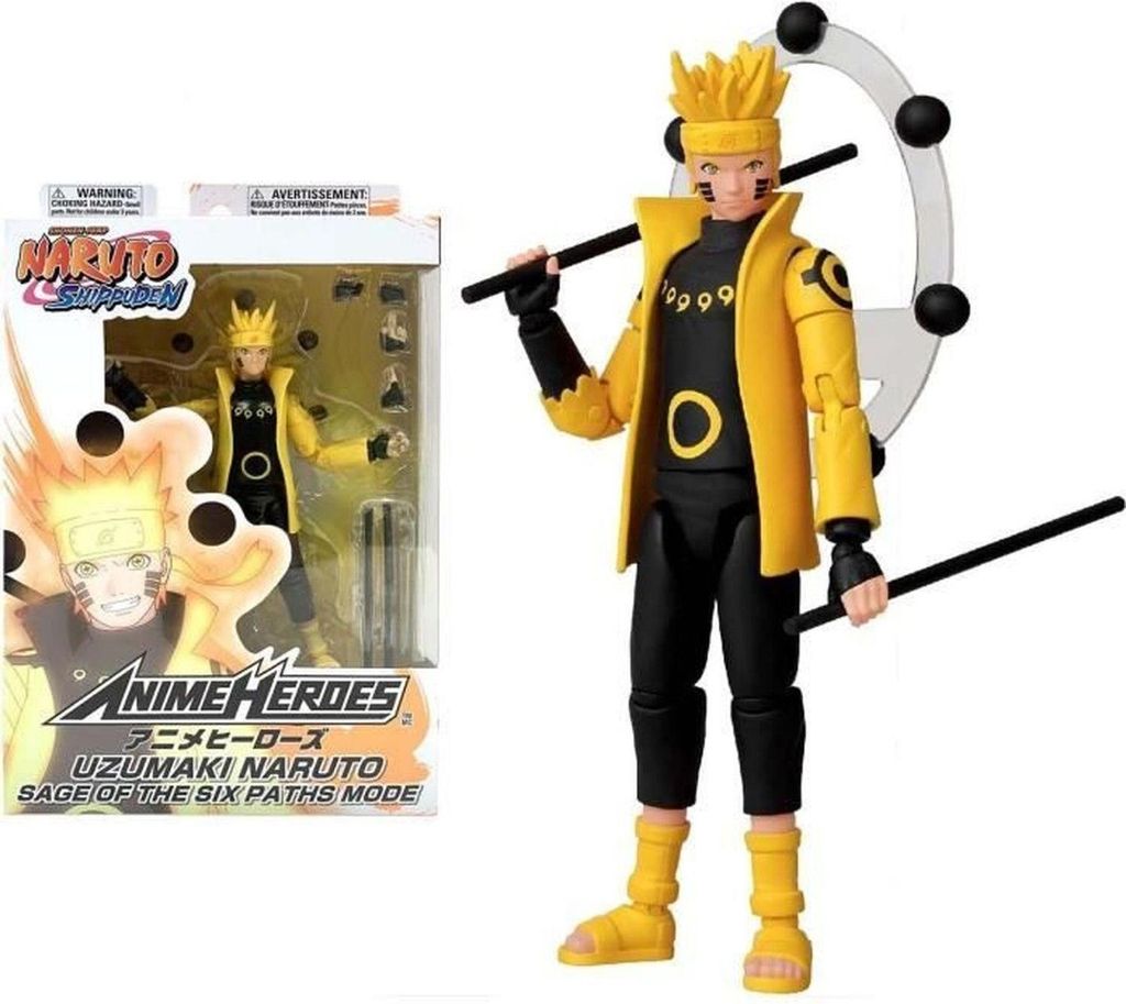 Bandai Anime Heroes Uzumaki Naruto Sage of Six Paths Mode, Zdjęcie produktu 
