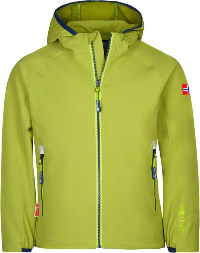 Trollkids Kinder Wasserdichte Jacke Gelb 328-345 Grösse 176