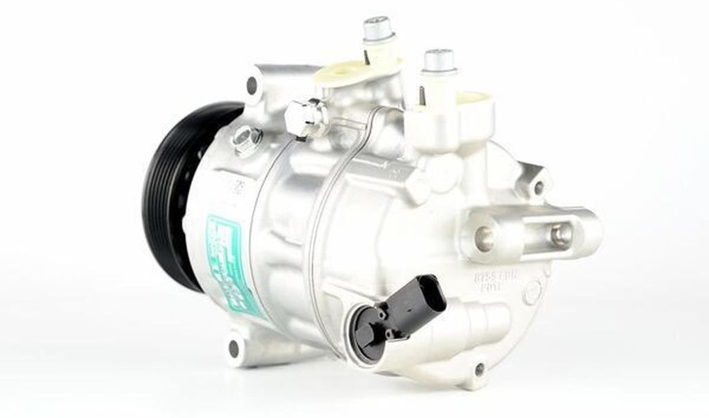 Klimakompressor 12 V Ø 110 mm MAHLE passend für u.a. VW SHARAN