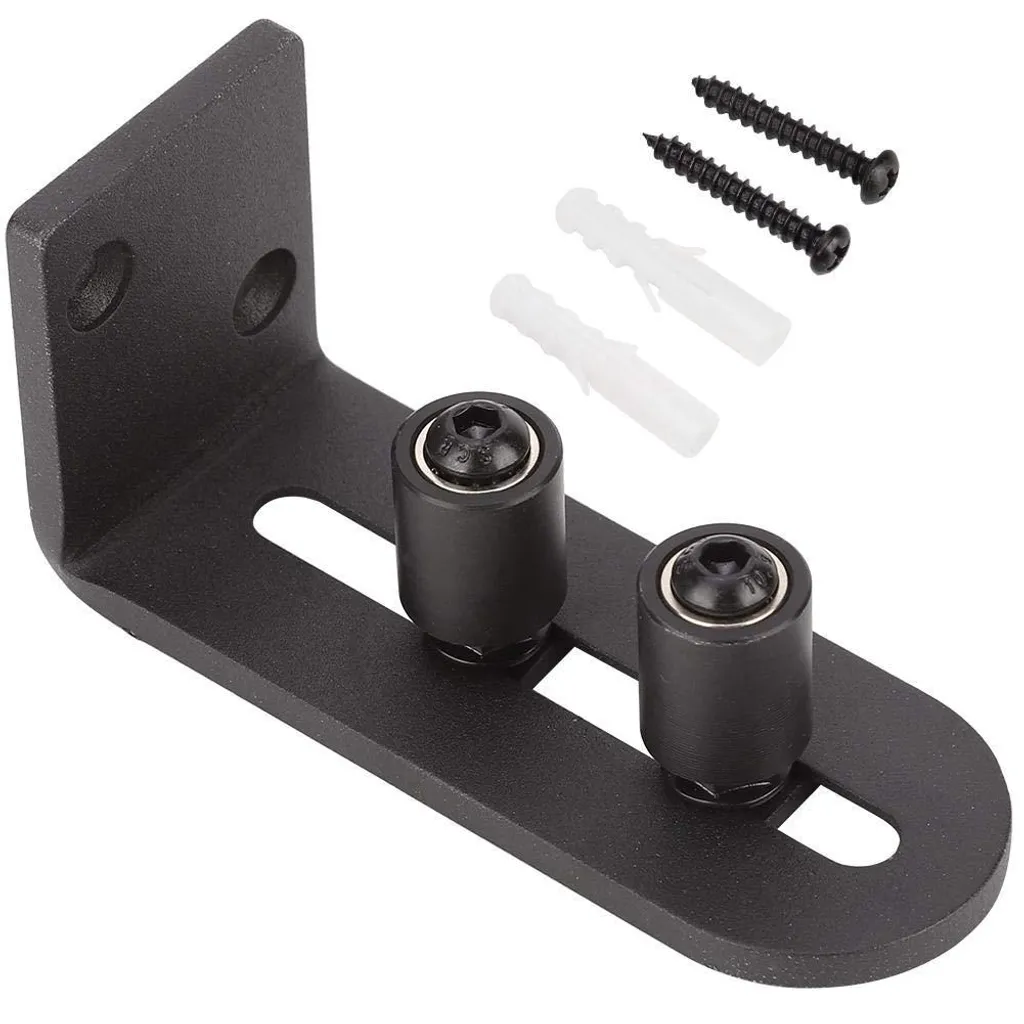 Guide bas pour porte coulissante réglable idéal pour cloison de grange