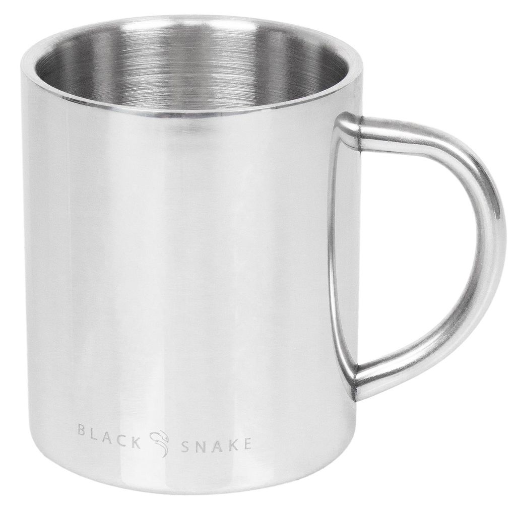 Edelstahl Thermo Tasse 300 ml - Doppelwandige Feldtasse zum Produktbild 