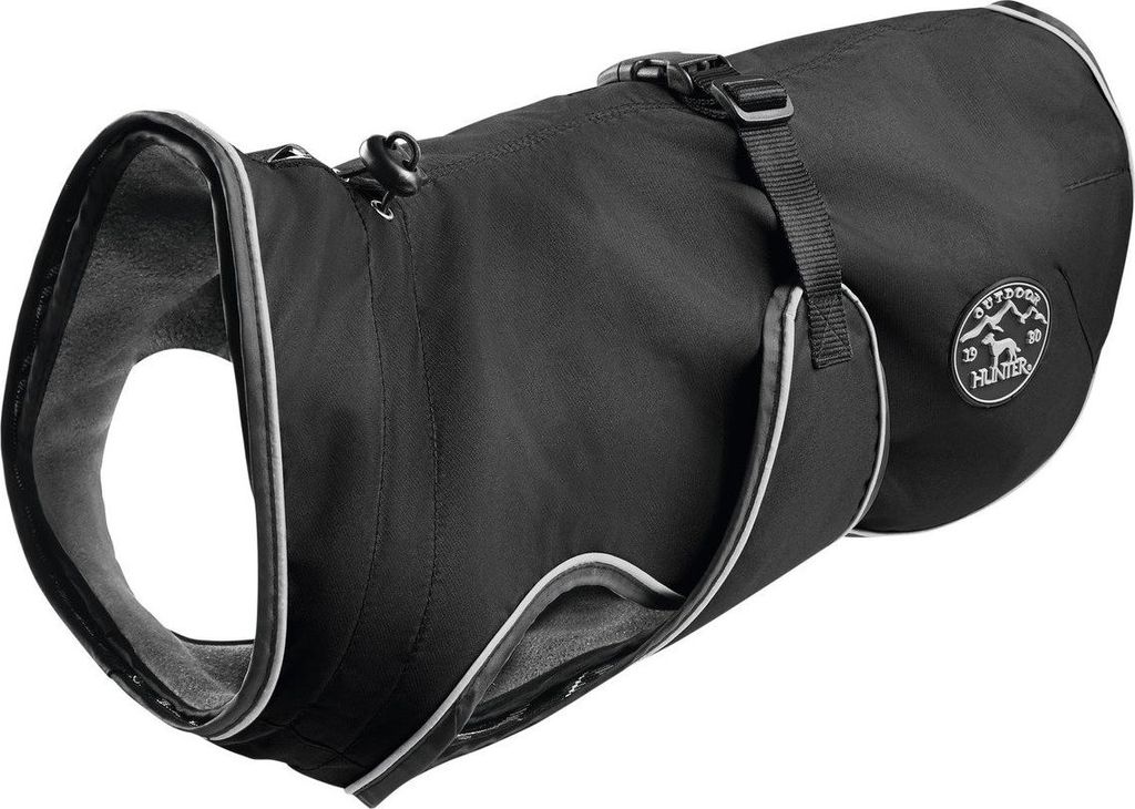 Hunter Hundemantel Uppsala schwarz, Rückenlänge: 40 cm Produktbild 