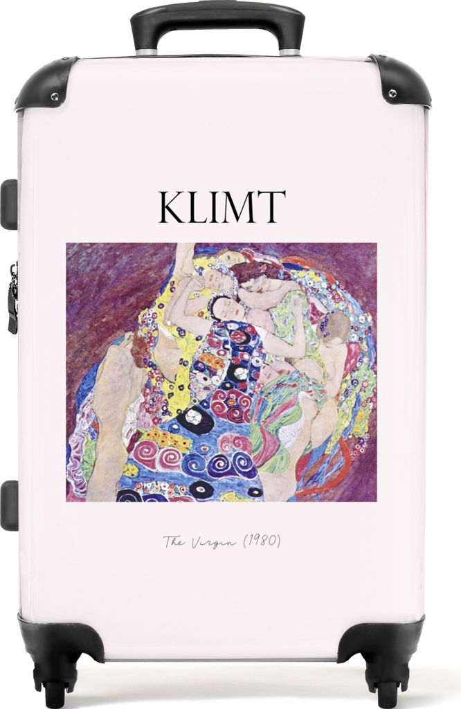 NoBoringSuitcases.com® Großer Koffer - Kunst - Klimt - Produktbild 