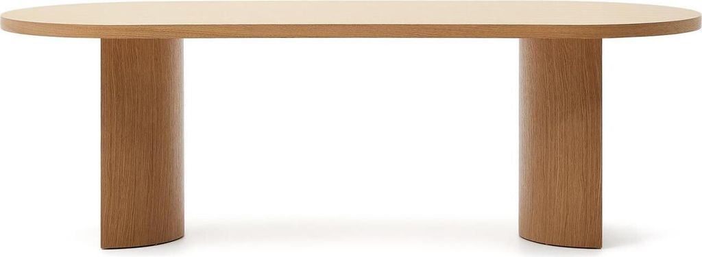 Tisch Nealy 240 x 75 x 100 cm MDF Eichenfurnier natürliches Finish