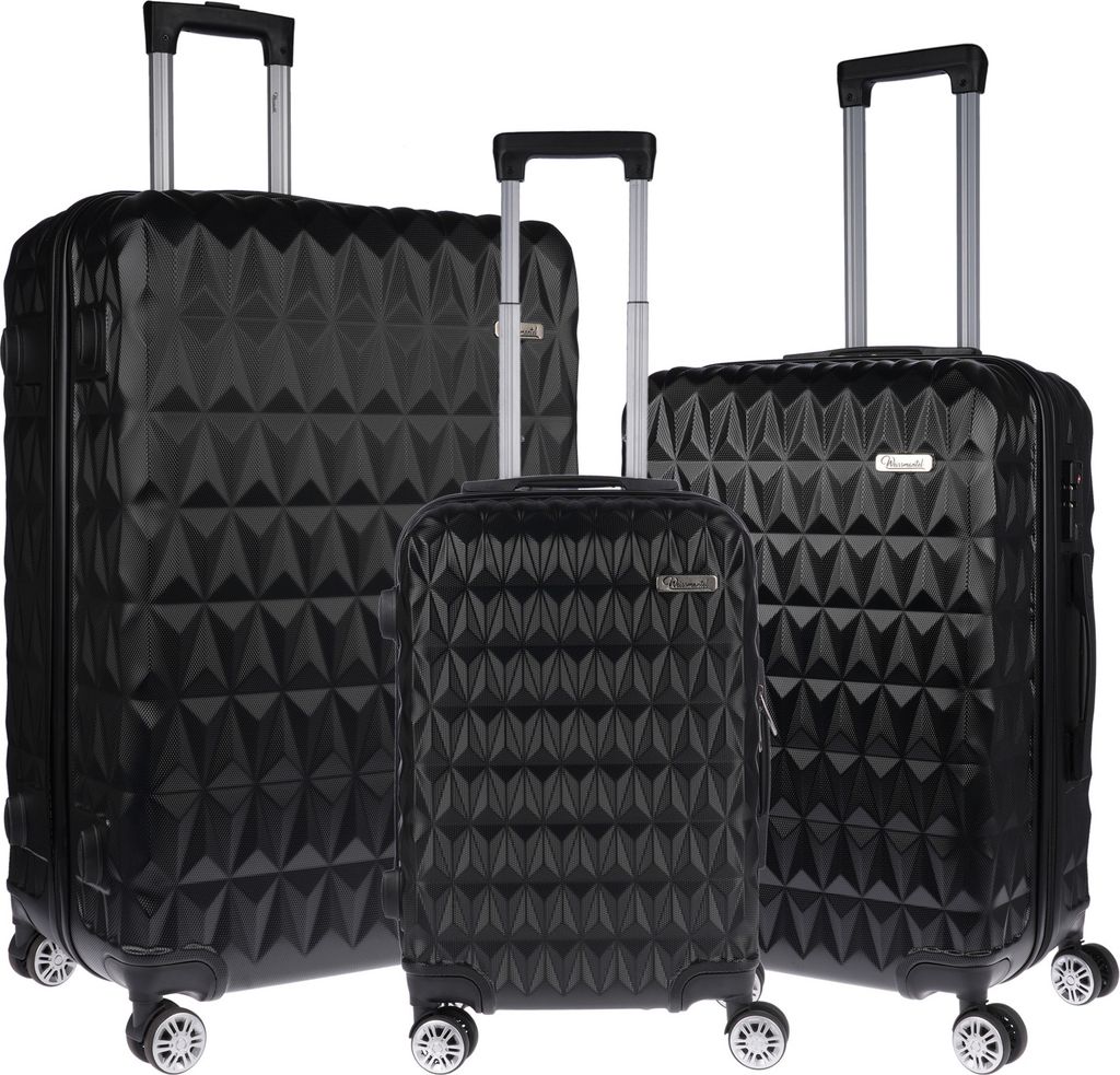 Weissmantel 3er Koffer Set Hartschalenkoffer Koffer Trolley Produktbild