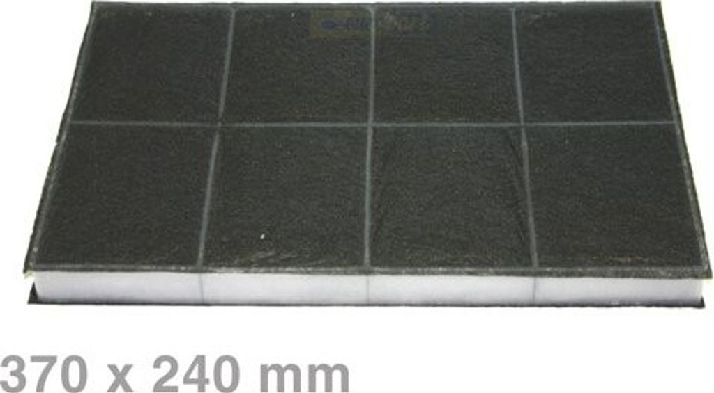 Bosch Siemens Kohlefilter Dunstabzugshaube Filter 370 x 240 mm 00460008 460008